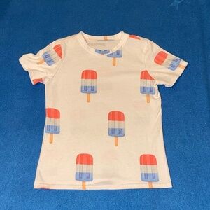 Broke down size 8 girls adorable ice cream shirt